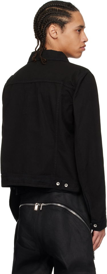 Jakna Rick Owens Rick Owens DRKSHDW Hollywood Trucker Denim Jacket Črna | DU01E3751 CVS, 2
