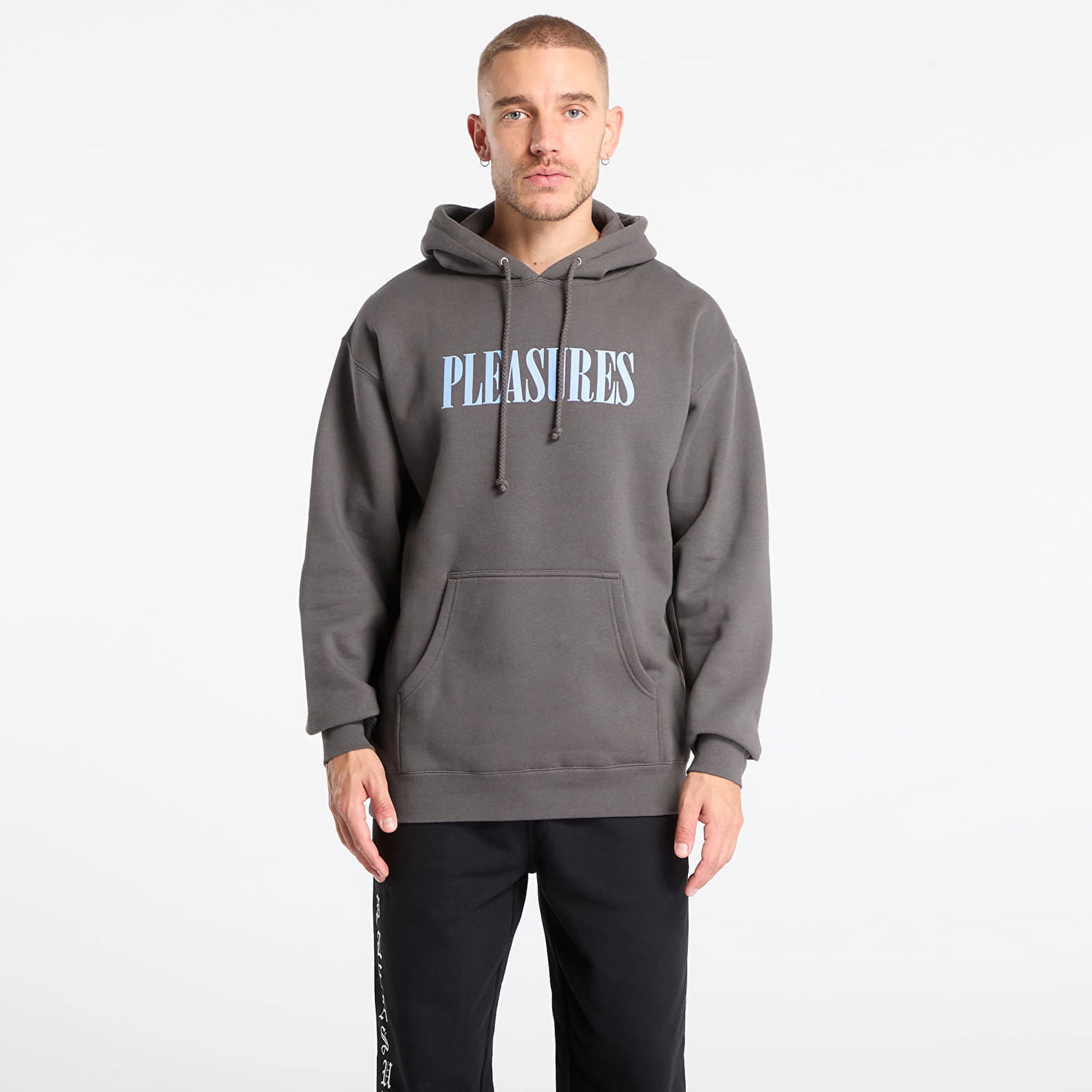 Pulover Pleasures House Blend Hoodie Siva | P25F076-CHARCOAL, 0