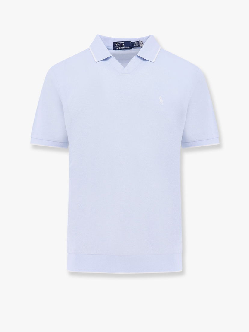 Polo majica Polo by Ralph Lauren Men's Polo Ralph Lauren Knitted Polo Shirt Modra | 710964535001
