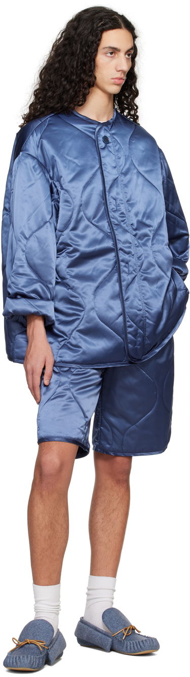 Puhovka JW Anderson JW Anderson Oversized Quilted Jacket Modra | JK0364-PG1680, 3
