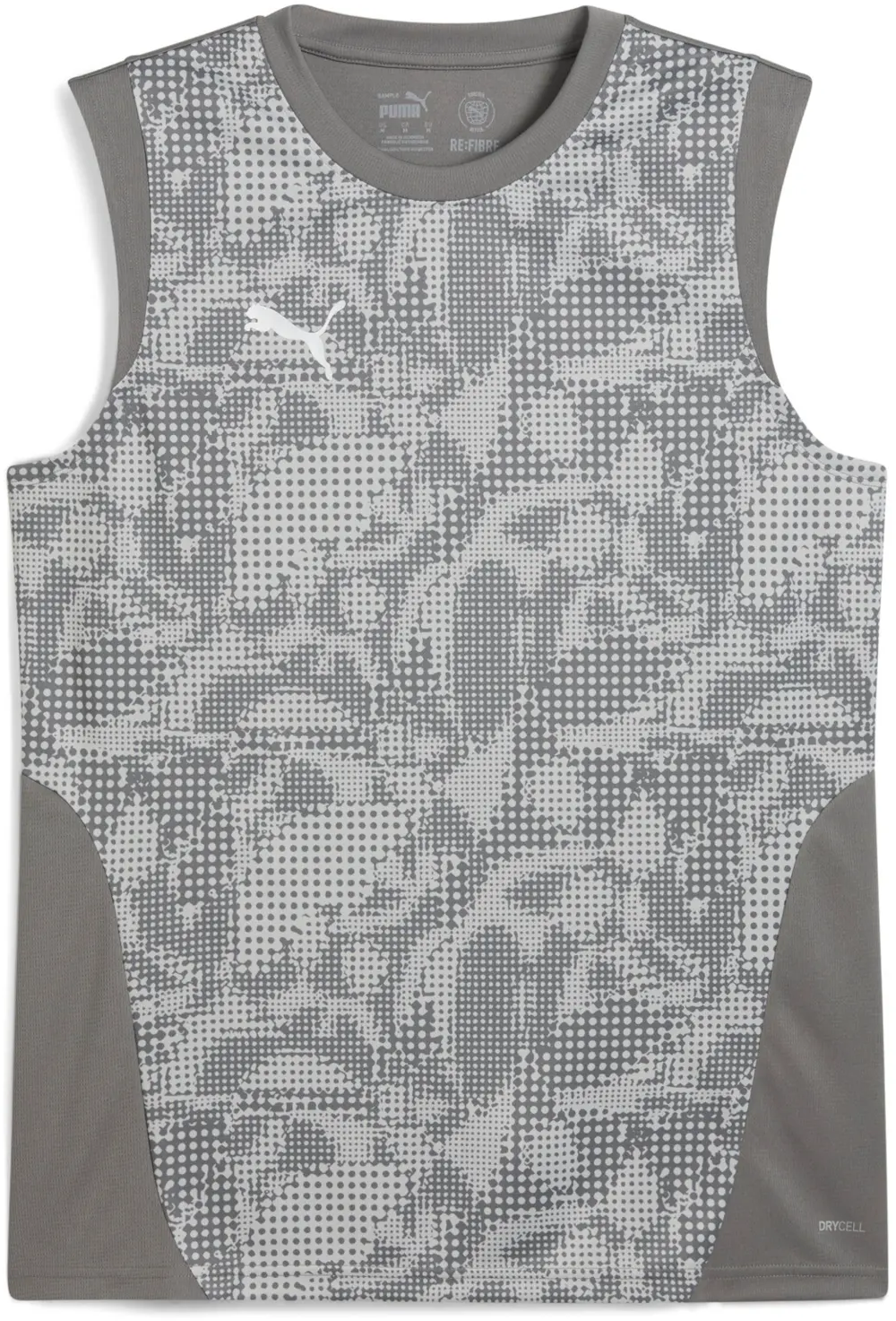 Majica brez rokavov Puma Puma TeamCUP Training Jersey Siva | 659168-13, 0