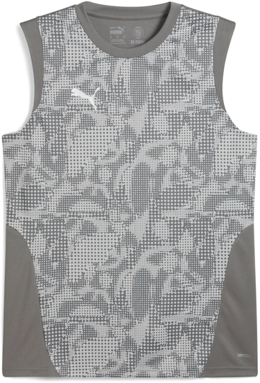 Majica brez rokavov Puma Puma TeamCUP Training Jersey Siva | 659168-13, 0