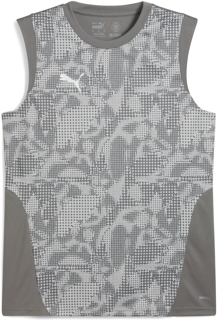 Majica brez rokavov Puma Puma TeamCUP Training Jersey Siva | 659168-13