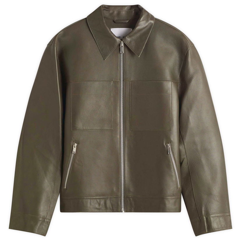 Jakna Samsoe Samsoe Samsøe Samsøe Sastevie Leather Jacket Zelena | F25100148-190405TCX