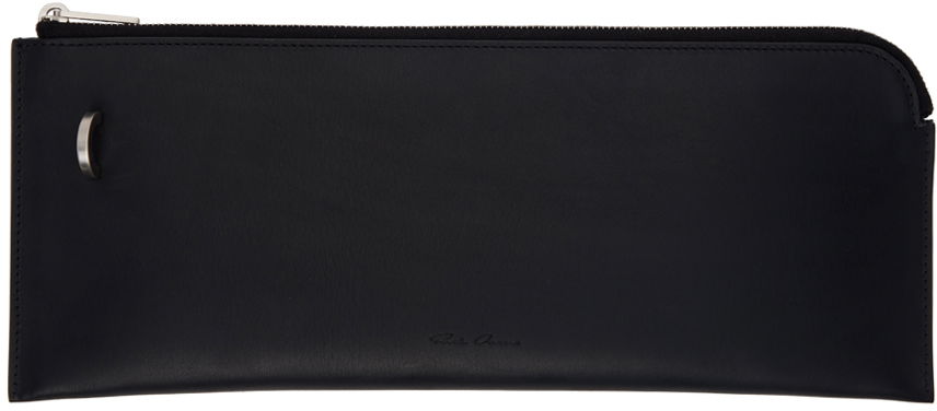 Denarnica Rick Owens Black Invite Wallet Črna | RA02D0515 LGE, 0