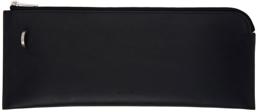 Denarnica Rick Owens Black Invite Wallet Črna | RA02D0515 LGE
