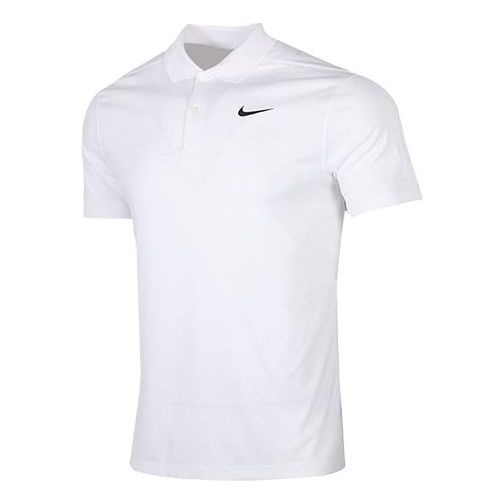 Polo majica Nike Dri-FIT Victory Logo Quick Dry Breathable Short Sleeve Polo Shirt Bela | BV0355-100