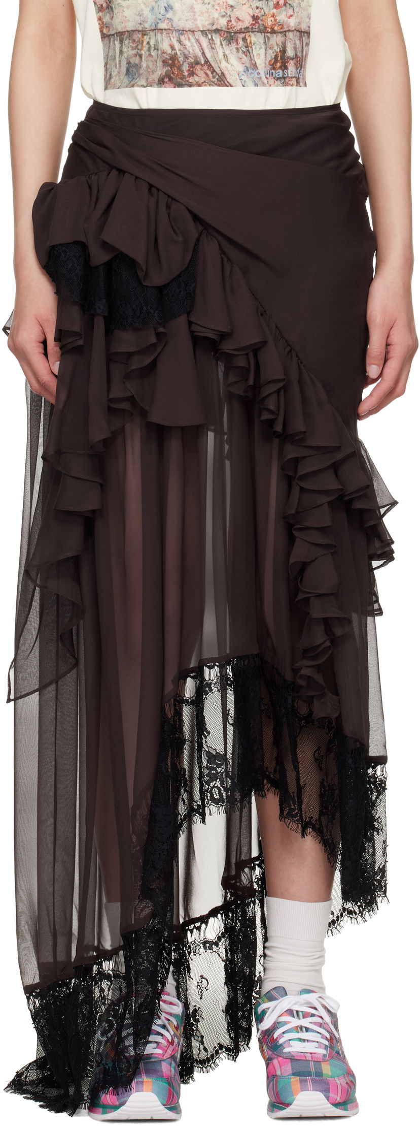 Krila Collina Strada Collina Strada Angelica Maxi Skirt Rjava | XX7012