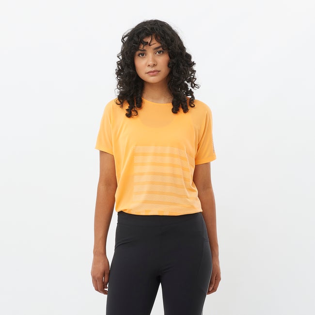 Majica Salomon Aero Graphic T-Shirt Oranžna | LC2696800
