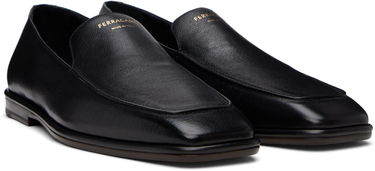 Superge in čevlji FERRAGAMO Ferragamo Calfskin Loafers Črna | 782627, 3