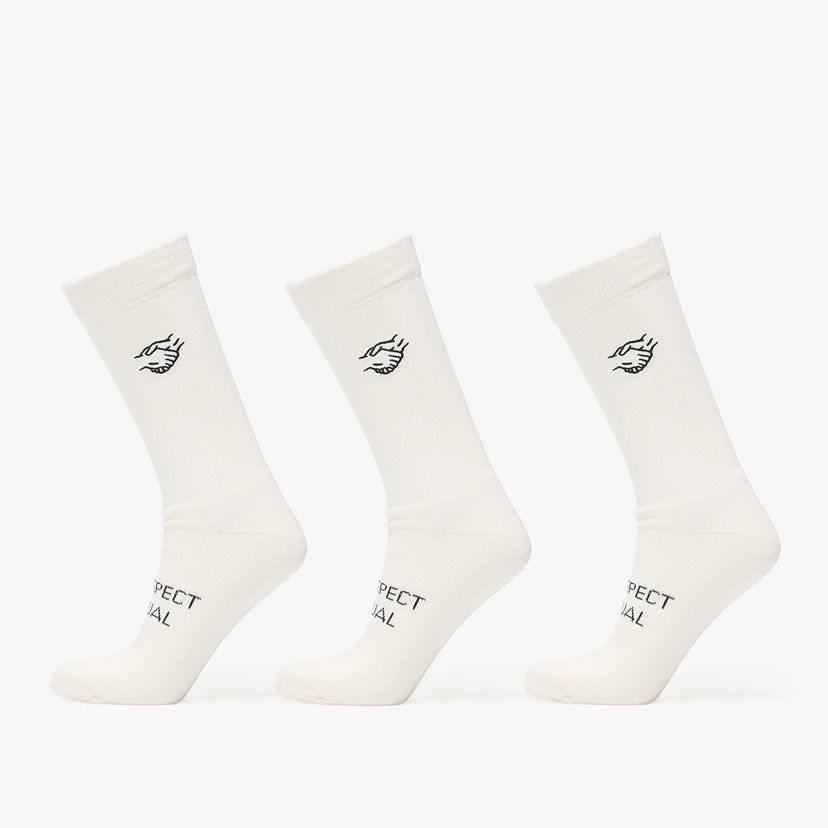 Nogavice adidas Originals Consortium Socks 3-Pack Bela | JY8313