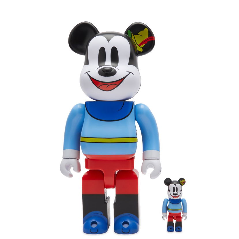 Collectibles Medicom Toy Mickey Mouse Brave Little Tailor Be@rbrick in Multi 100%/400% Modra | 4530956607894