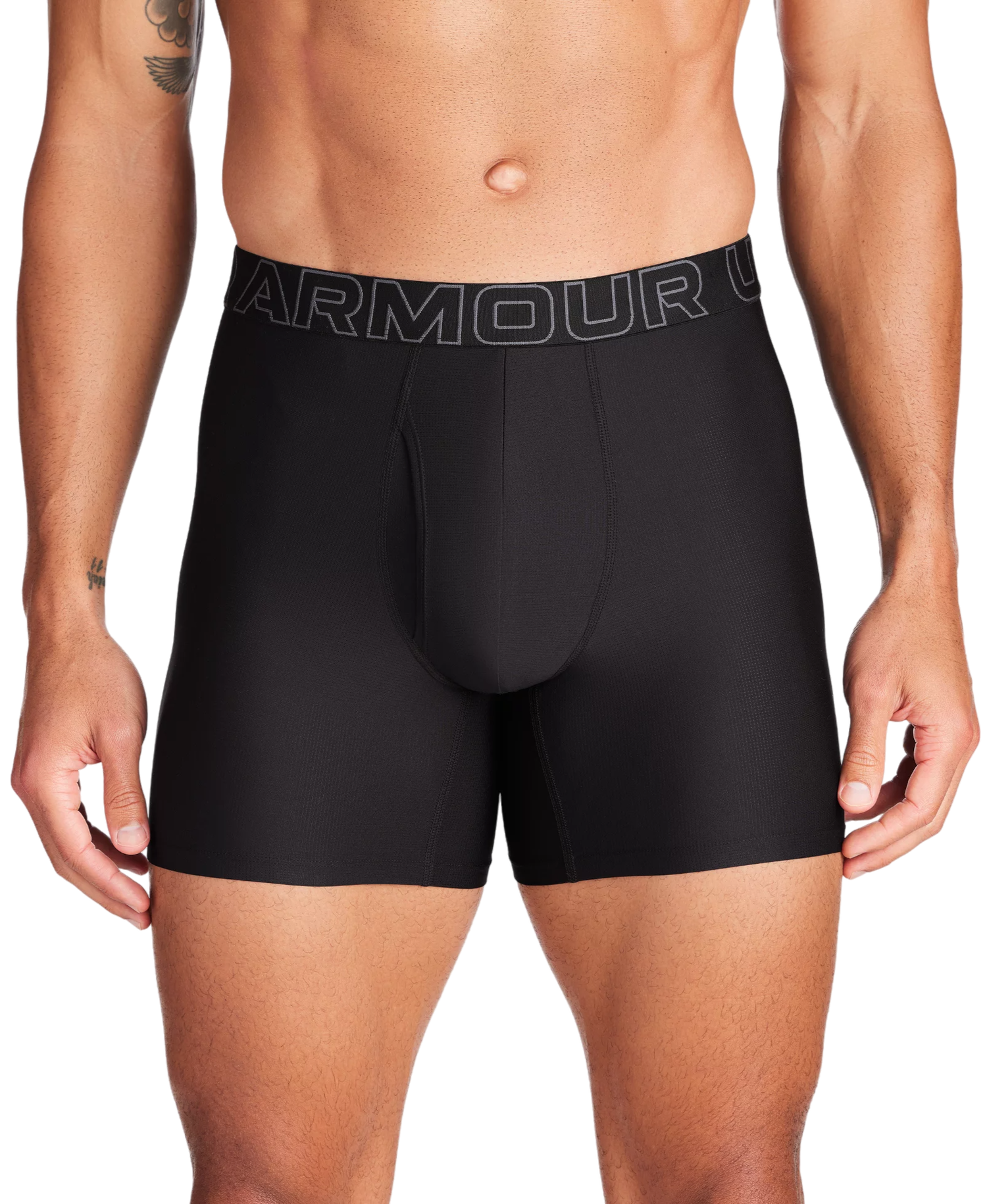 Boksarice Under Armour Performance Tech™ Mesh 6" 3P Črna | 1383884-001, 0