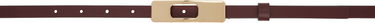 Pasovi Tory Burch Tory Burch Buckle Belt Bordo | 171508-002, 0
