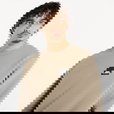 Pulover Horsefeathers Dunk Crewneck Sweatshirt with Patch Logo Bež | SM1225U, 1