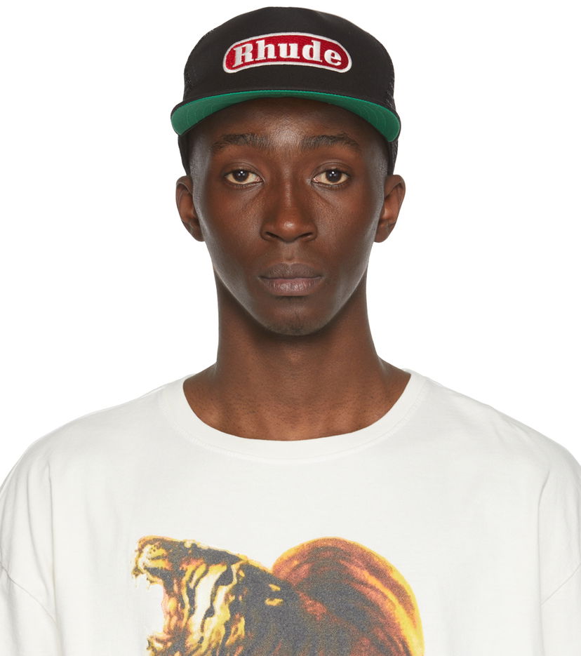 Kapa Rhude Pit Stop Trucker Cap Črna | RHPF22HA15360372