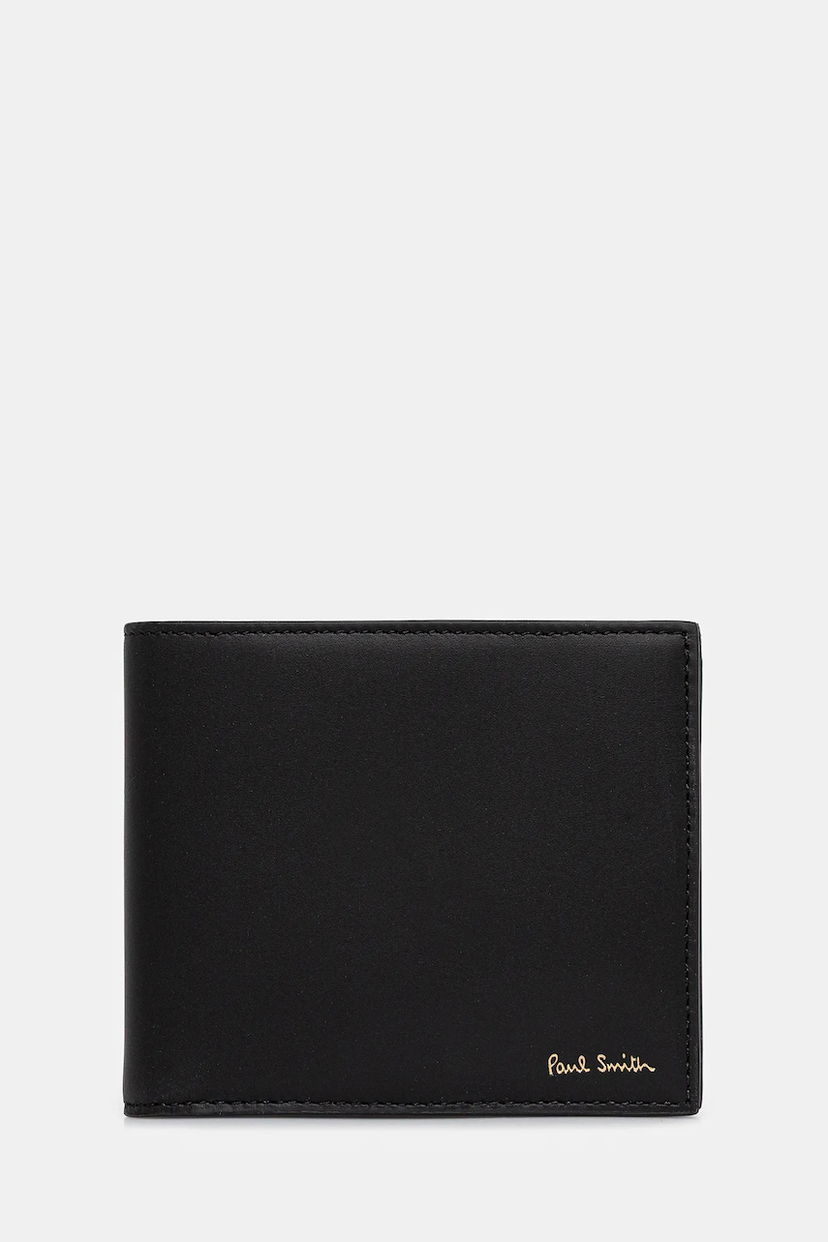 Denarnica Paul Smith Paul Smith Leather Bi-Fold Wallet Črna | M1A.4833.CMULTI