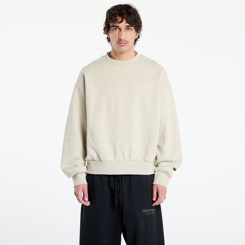 Pulover Fear of God Fear of God Essentials Classic Fit Fleece Crewneck Sweatshirt Bež | 192SP252042F-969