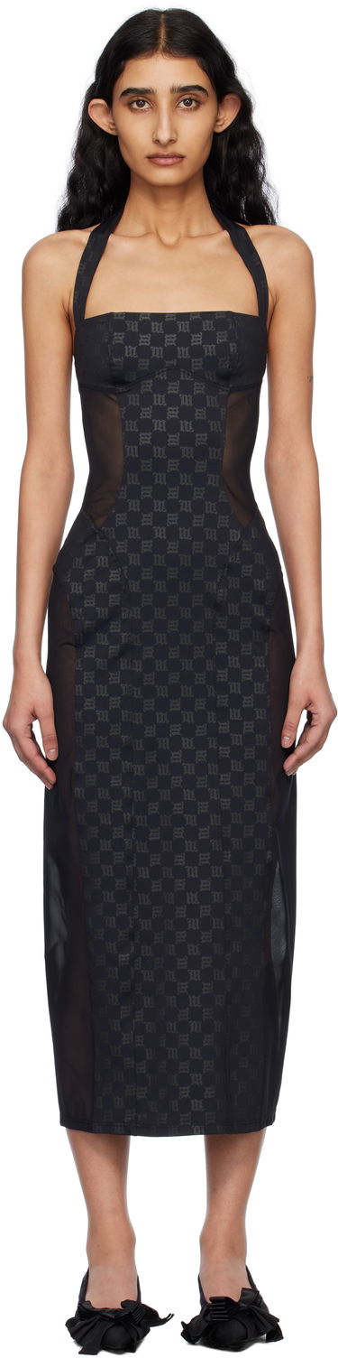 Obleke MISBHV MISBHV Shape Up Midi Dress Črna | 250W804, 0