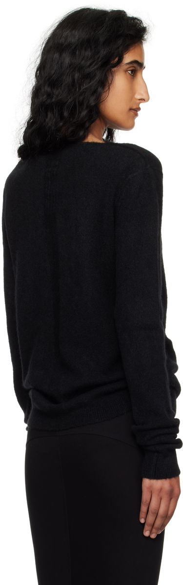 Pleteni pulover Rick Owens Rick Owens Concordians Long Sleeve Sweater Črna | RP02E4601 KGRIDP, 2