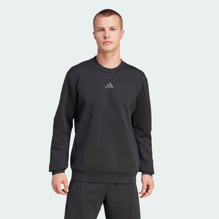 Pulover adidas Performance Training Crew Sweatshirt Črna | JJ4642
