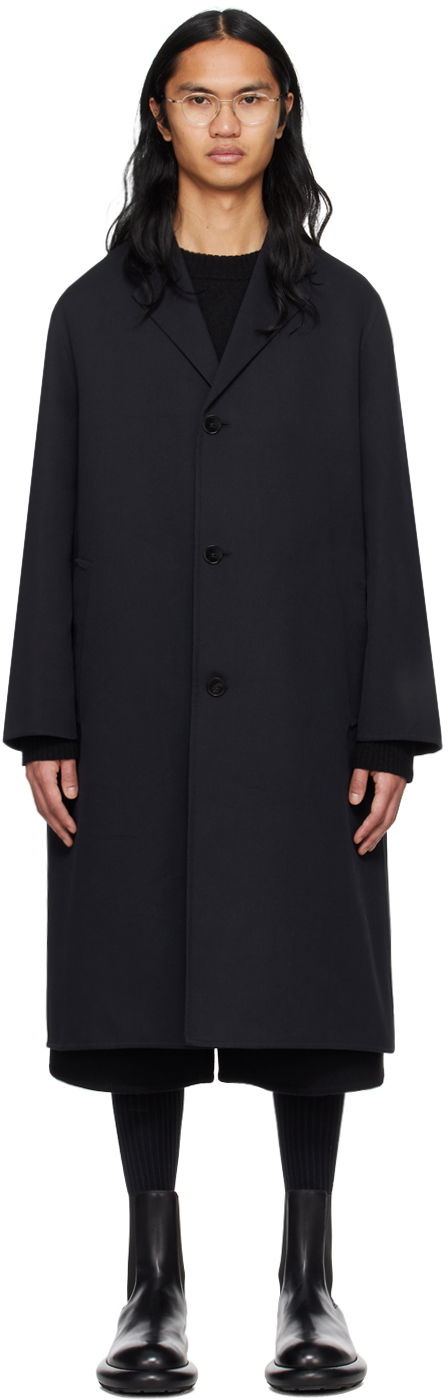 Plašči Jil Sander Three-Button Coat Črna | J23AA0002_J45216