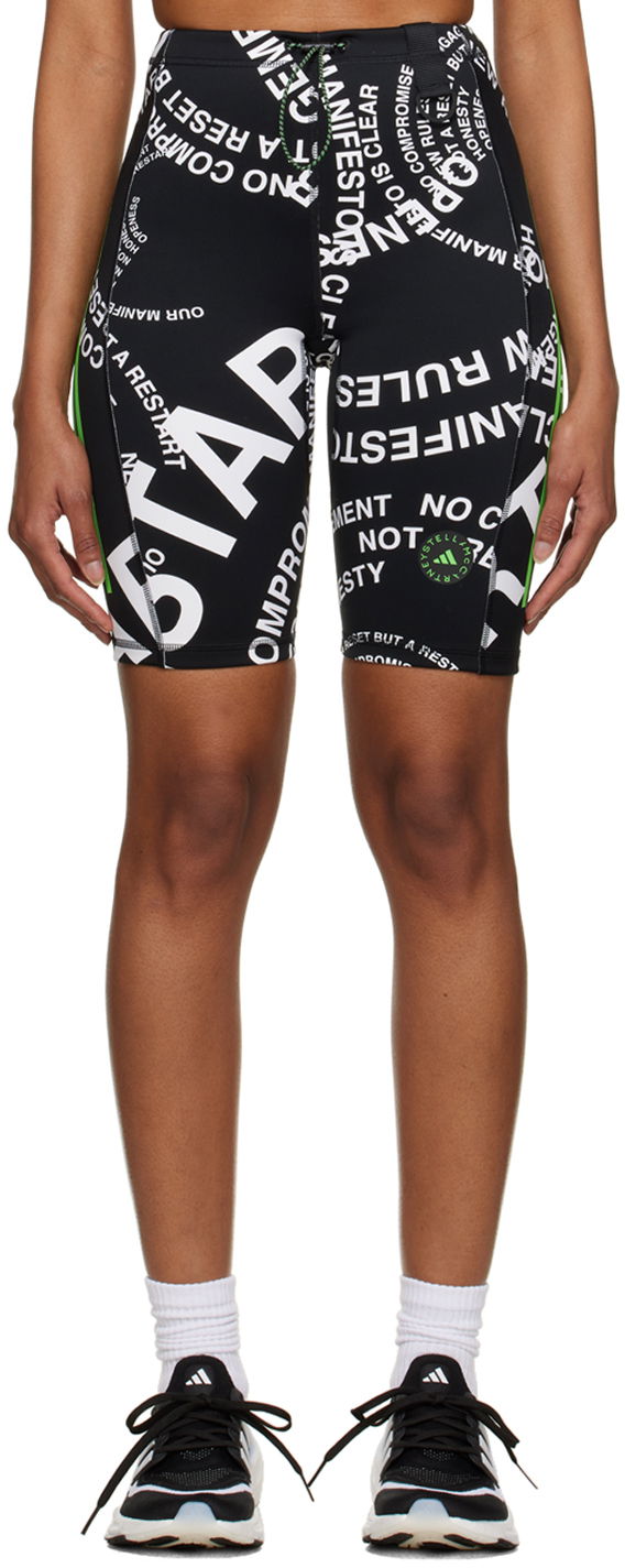 Kratke hlače adidas Performance Stella McCartney x Black TrueCasuals Shorts Črna | HR4402, 0