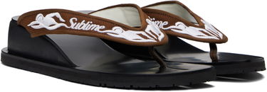 Kopalke Tory Burch Tory Burch Sublime Wedge Flip-Flops Rjava | 173758-961, 3