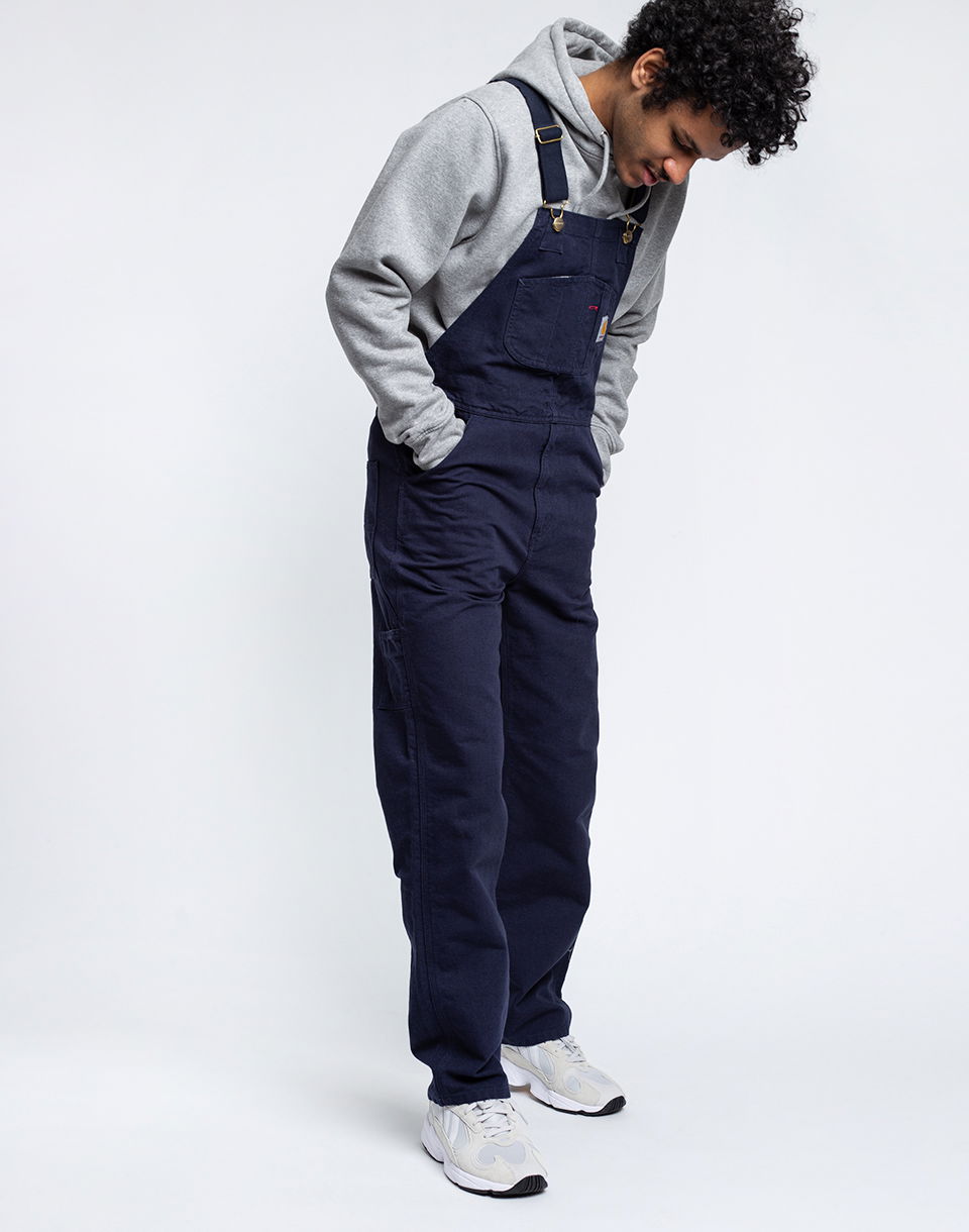 Hlače in kavbojke Carhartt WIP Bib Overall Mornarica | I026462, 0