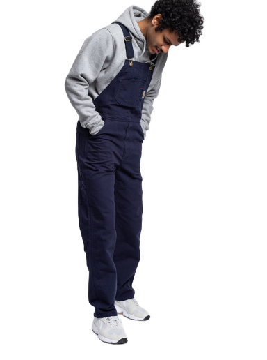 Hlače in kavbojke Carhartt WIP Bib Overall Mornarica | I026462