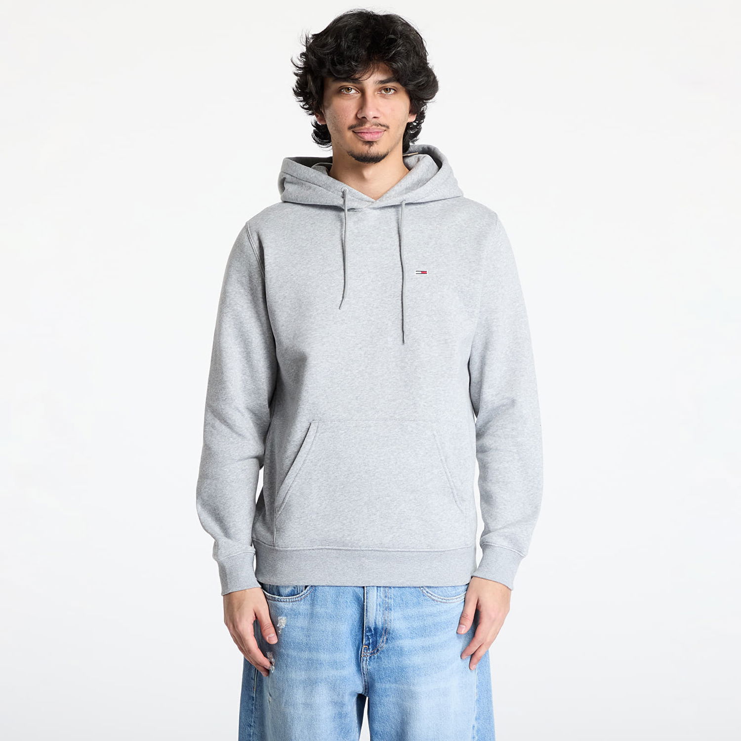 Pulover Tommy Hilfiger Tommy Jeans Regular Flag Hoodie Siva | DM0DM20742 P6N, 0