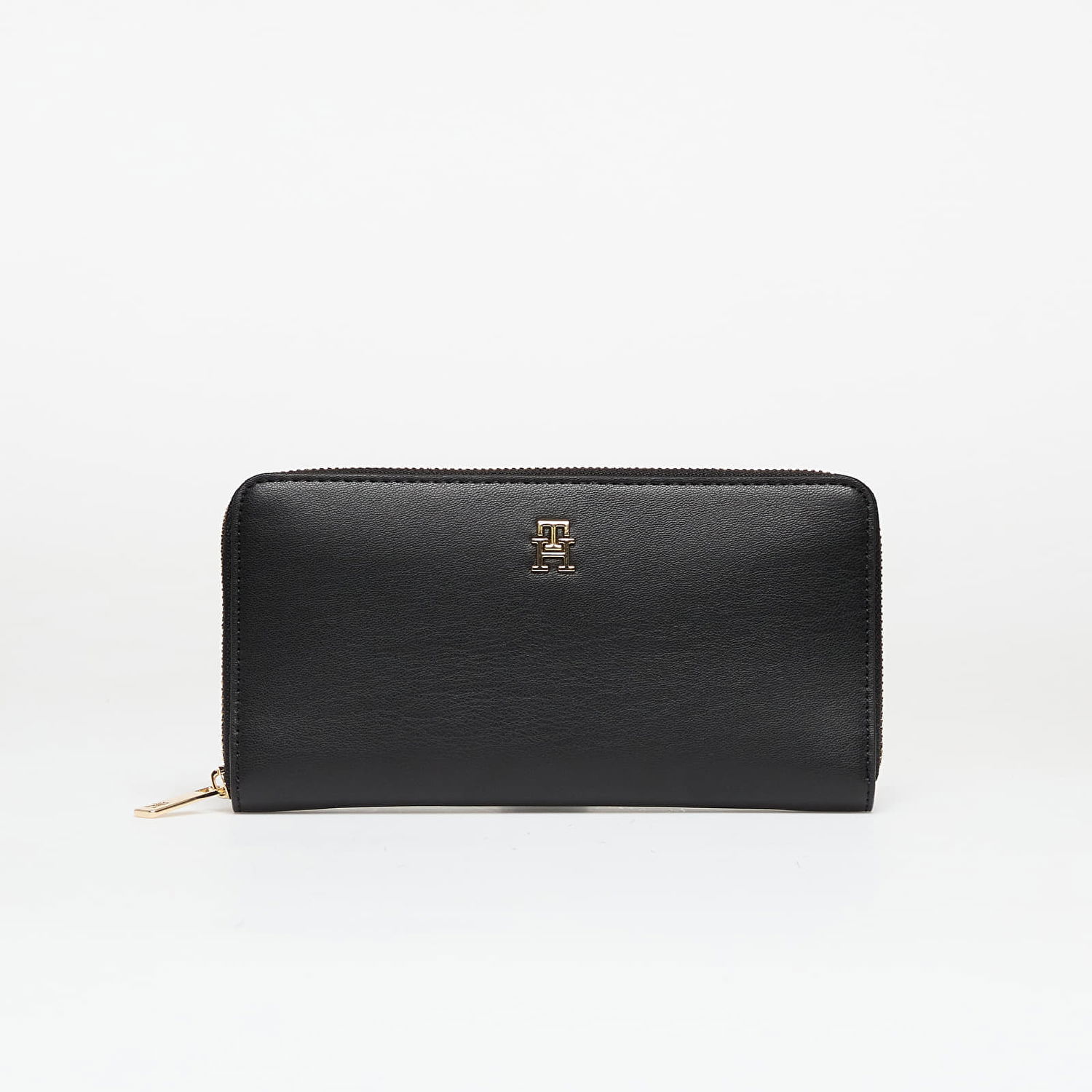 Denarnica Tommy Hilfiger Wallet TH Monogram Zip-Around Wallet Black Universal Črna | AW0AW17744 BDS, 0