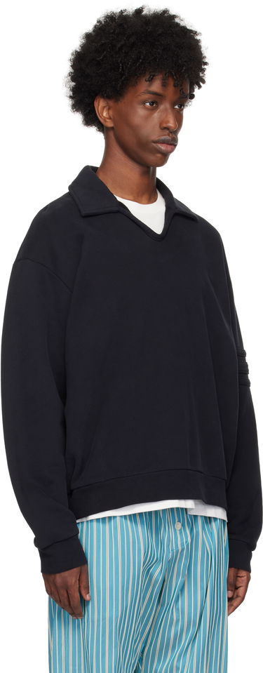 Pleteni pulover Bode Bode Crew Polo Črna | MRF24CS037, 1