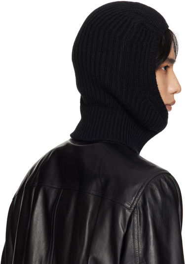 Klobuk Rick Owens Rick Owens Concordians Sphinx Skull Balaclava Črna | RU02E1490 KWV, 2