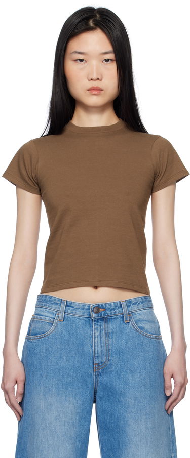 Krop-top The Row The Row Tommy T-Shirt Rjava | 7727-K603, 0