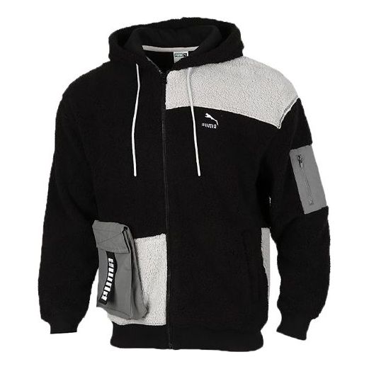 Pulover Puma Retro Block Sherpa Full-Zip Jacket Črna | 530711-01, 0
