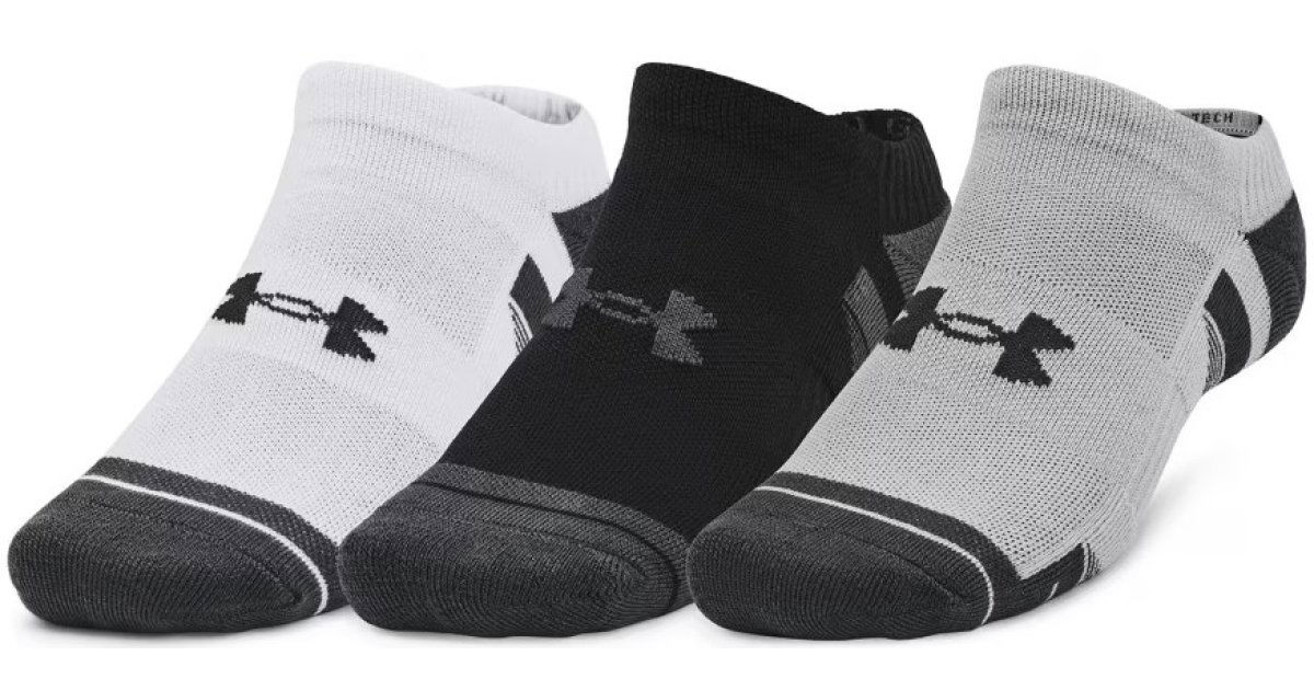Nogavice Under Armour Perfromance Tech Socks - 3 pack Večbarvna | 1379503-011, 1