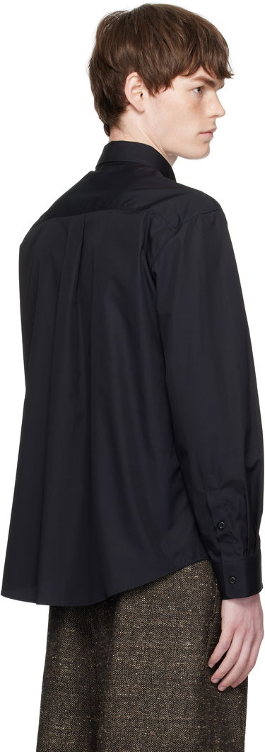 Srajce Simone Rocha Simone Rocha Beaded Flower Cluster Classic Shirt Črna | 5384B 1025, 2