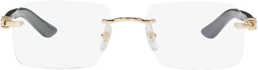 Sončna očala Cartier Rectangular Glasses Črna | CT0453O-001, 0