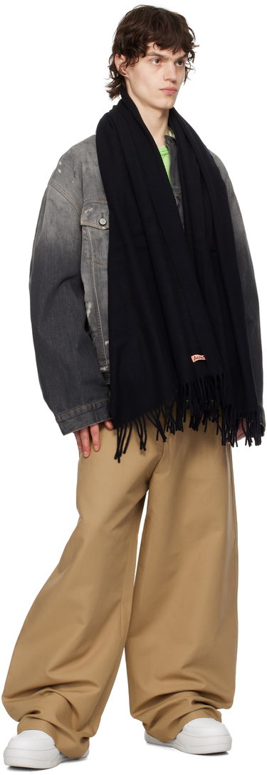 Šala Acne Studios Fringe Scarf Siva | CA0209-, 3