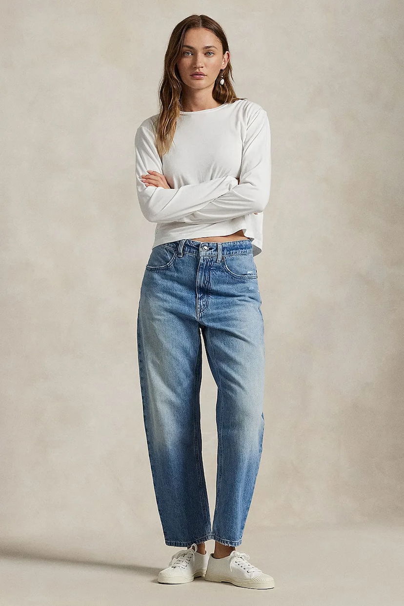 Kavbojke Polo by Ralph Lauren Polo Ralph Lauren Medium Waist Jeans Bela | 211969371