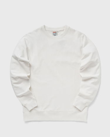 Pulover BSTN Basic Ribbed Crewneck Sweatshirt Bela | BEASTIN-PLAIN19-UND-30, 0