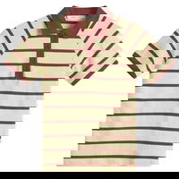 Samsøe Samsøe Saamy Striped Short Sleeve Polo Shirt