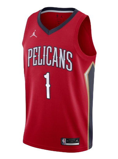 Dres Nike New Orleans Pelicans Statement Edition 2020 Jordan NBA Swingman Jersey Rdeča | CV9486-660