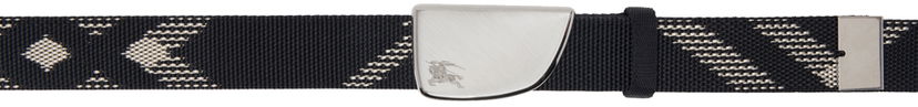 Pasovi Burberry Webbing Belt Črna | 8087708