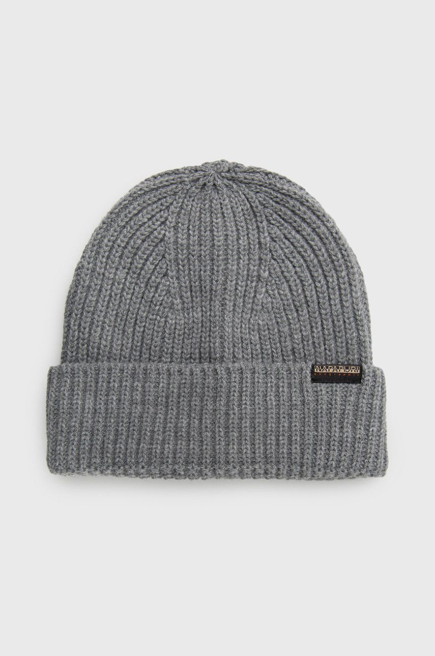 Beanie Napapijri Foli 3 Beanie Siva | NP0A4GK81601, 0