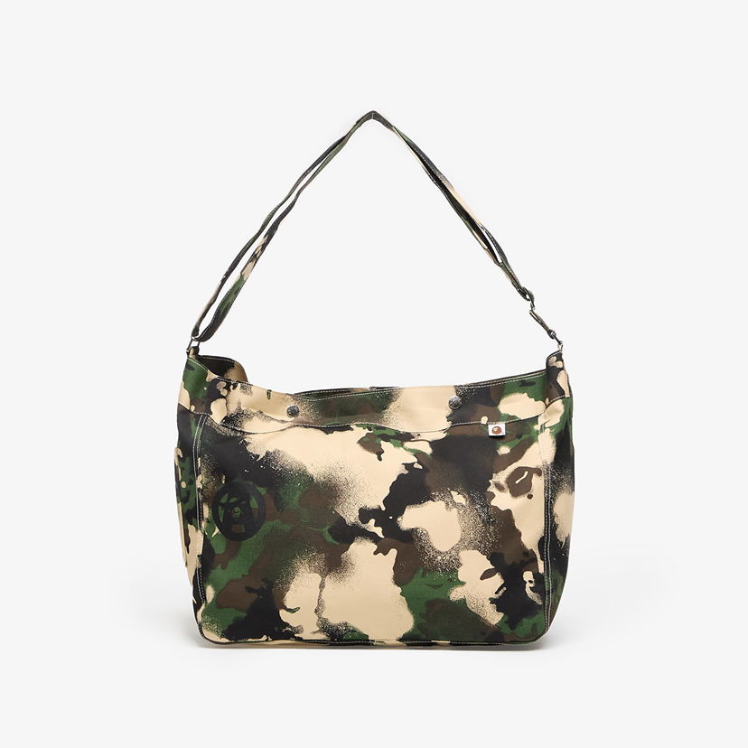 Torba za čez ramo BAPE A BATHING APE Map Camo Shoulder Bag Večbarvna | 001BAL301021MGRN