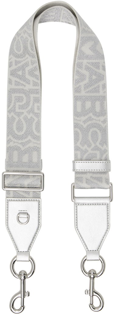 Modni dodatki Marc Jacobs Marc Jacobs 'The Monogram Utility' Shoulder Strap Bela | 2P3SST002S02, 0