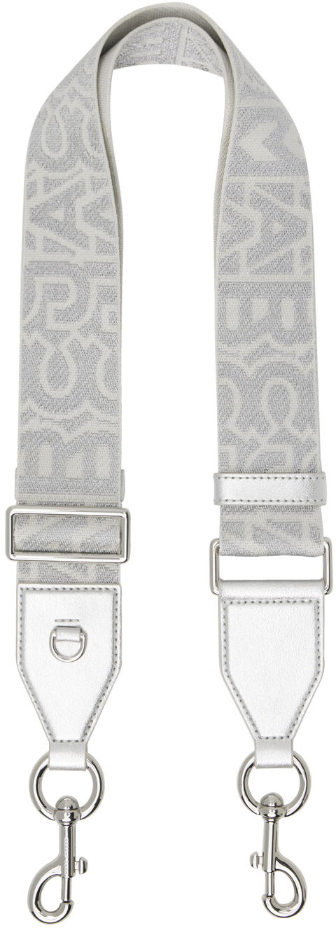 Modni dodatki Marc Jacobs Marc Jacobs 'The Monogram Utility' Shoulder Strap Bela | 2P3SST002S02