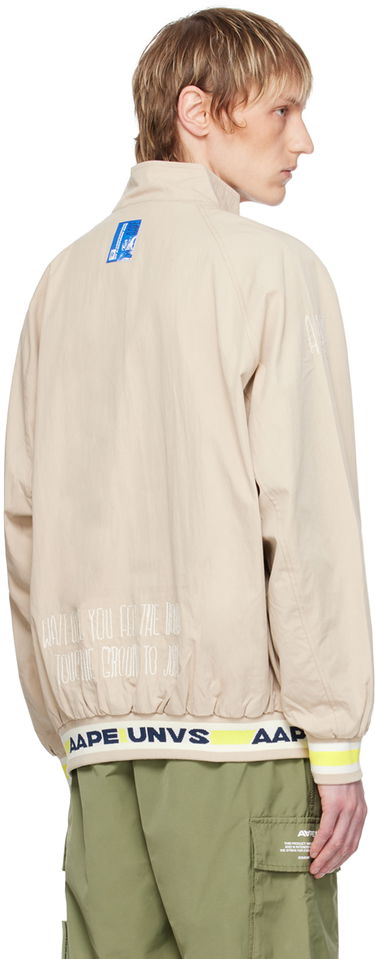 Bomber jakna AAPE by A Bathing Ape AAPE by A Bathing Ape Lightweight Bomber Jacket Bež | AAPLJM7643XXMBGE, 2